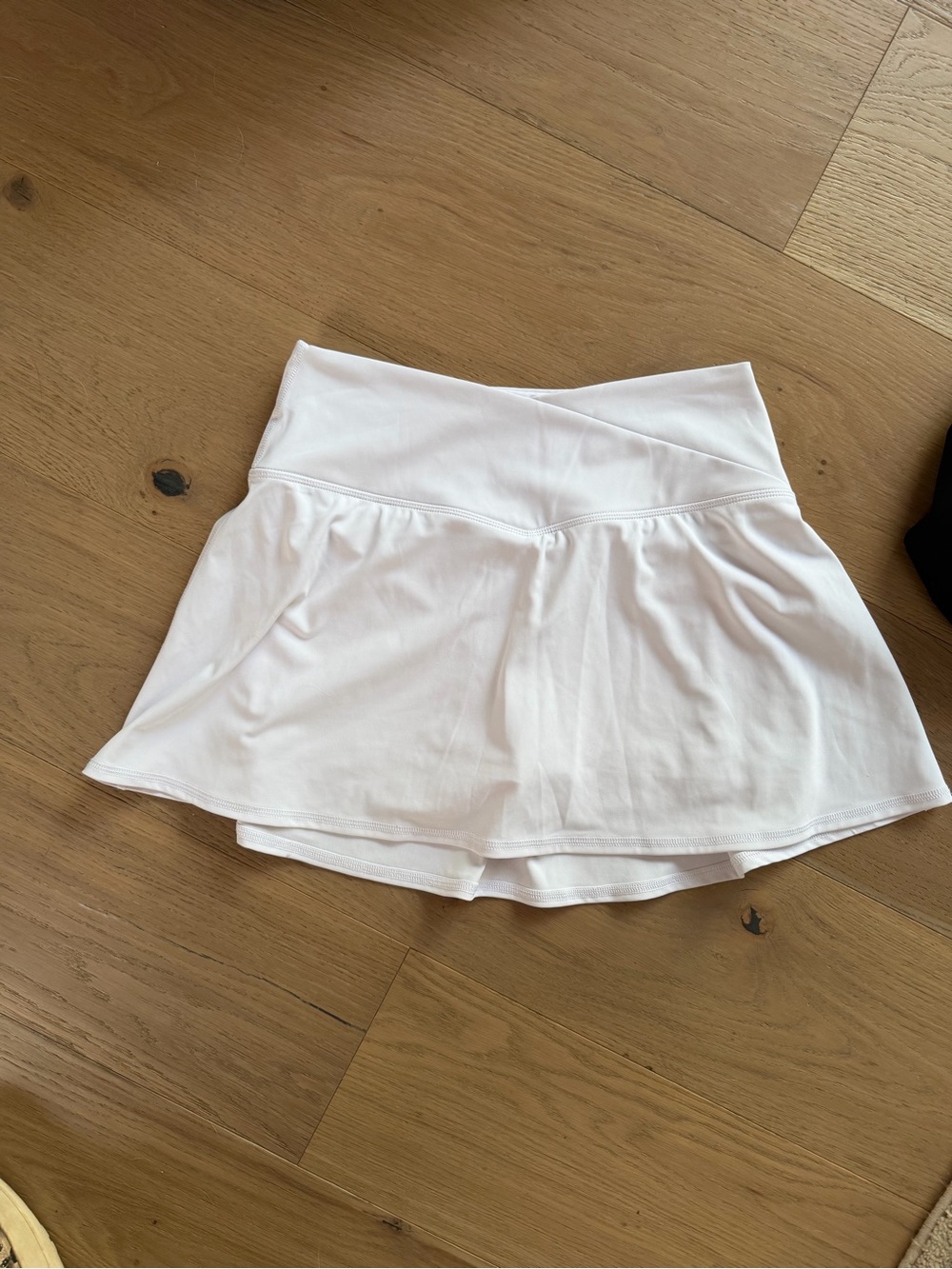 Zella White Athletic Skort with Built-In Shorts